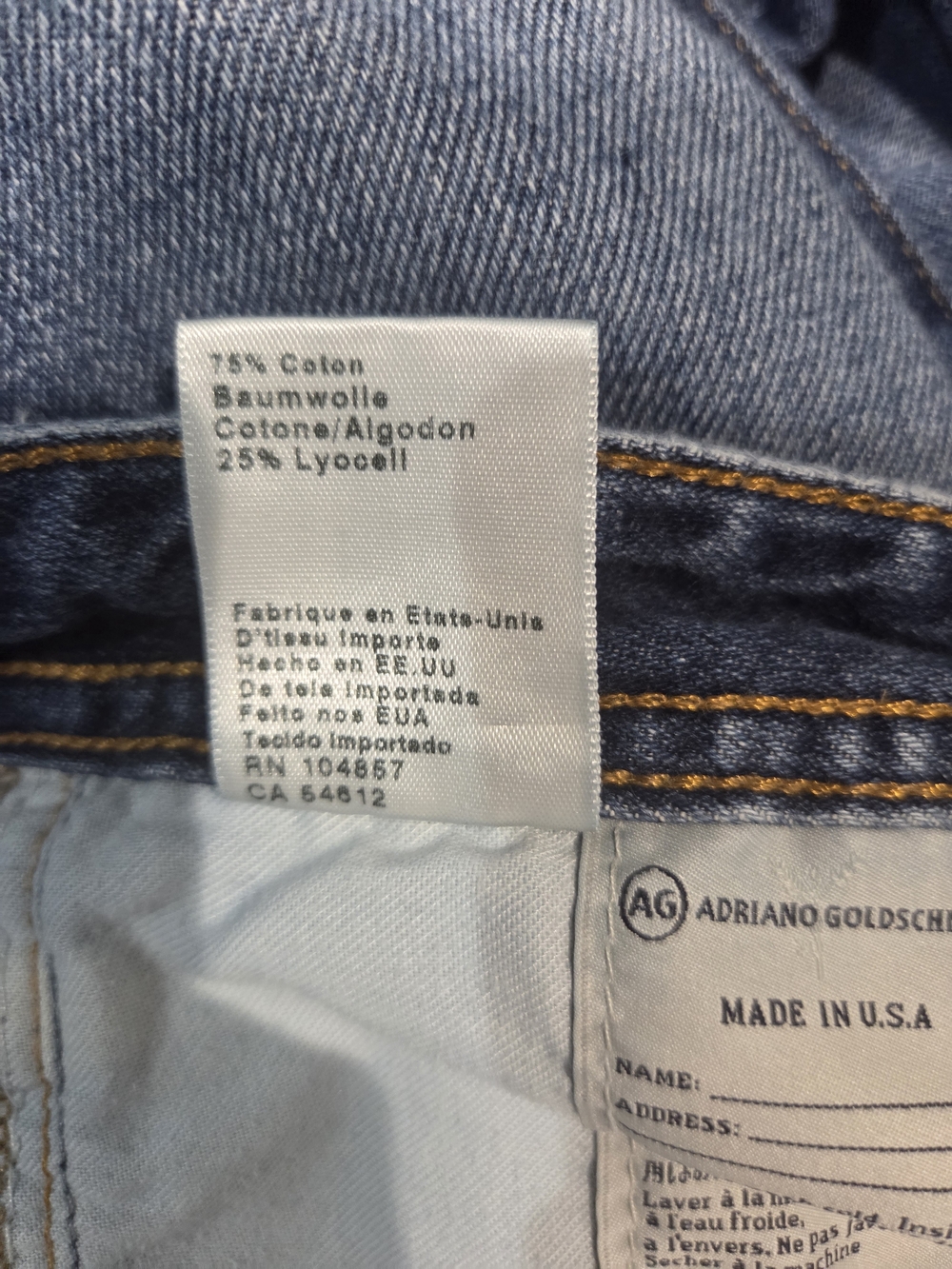 AG Jeans The Graduate Jeans Sz 36 - Picture 11 of 11
